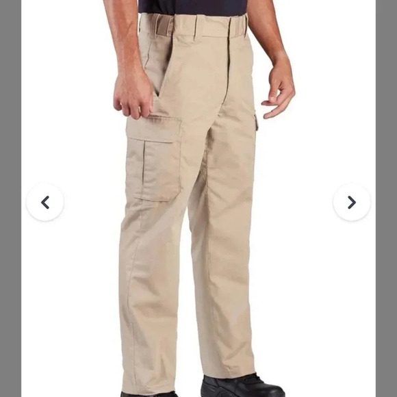 Proper RevTac Pant Men’s Duty Cargo Pants Ripstop NWOT Size 20/42” Pockets Beige - Picture 1 of 12